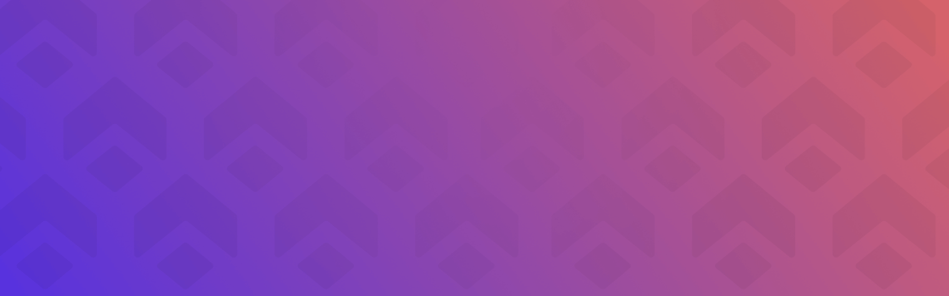 Pattern created by Revinate logo that starts as blue on the left and transitions to pink on the right.