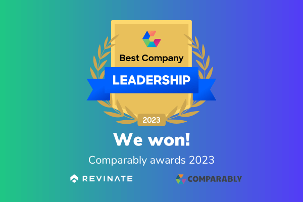 Revinate Wins Best Leadership Teams award by Comparably